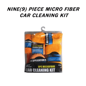 9 Piece Micro Fiber Car Cleaning Kit