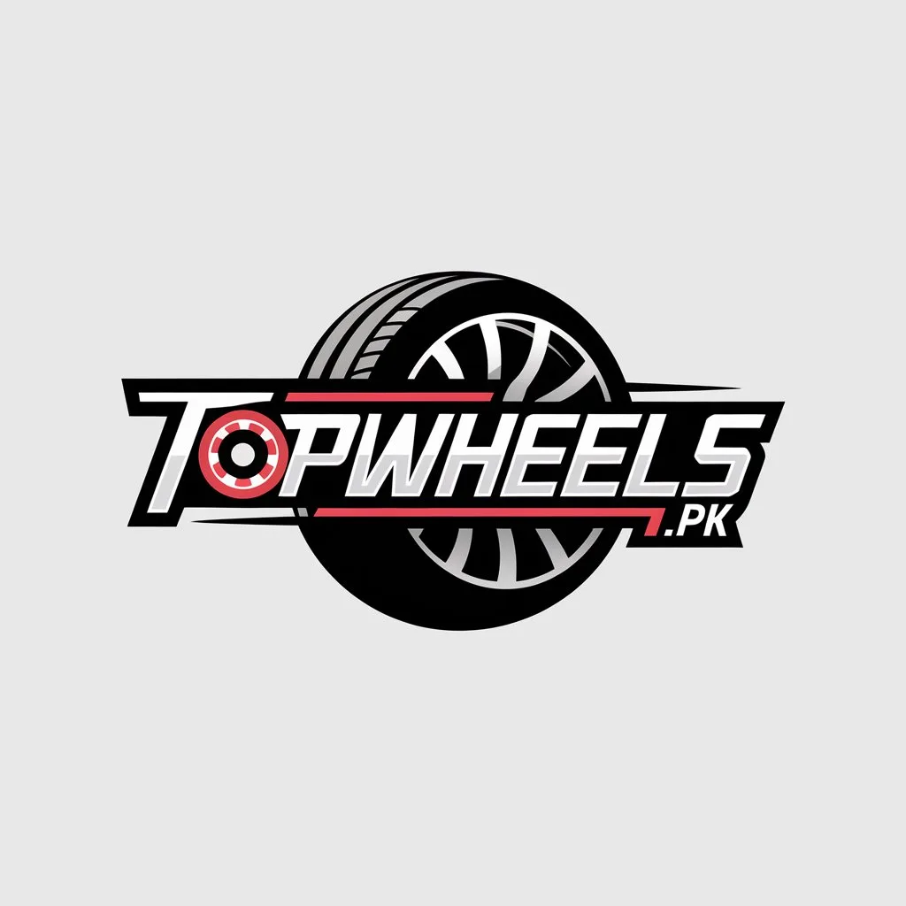 TopWheels.pk official logo featuring a stylized tire and red-and-black typography